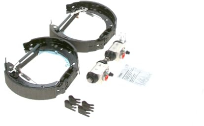 BOSCH Bremsbackensatz 0204114665 | Kompatibel mit: MITSUBISHI COLT VI