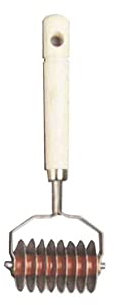 Calder Pasta Cutter for Tagliatelle INOX Wirh Wooden Handle, Steel, Multi-Colour