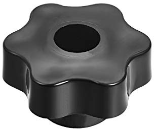 sourcing map Sternschraube Sternkopf Sterngriff Klemmknopf Außengewinde M8-Sternform Thermoplastik