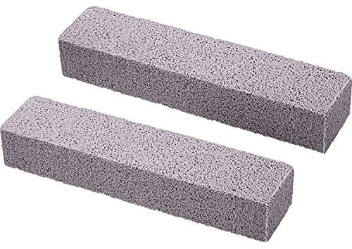 Chinco 2 Packs Pumice Stick for Cheaning, Pumice Scouring Stone Pad Removing Stain Grime Without Leaving Scratches for Kitchen Oven Stove Home Bathroom Toilet Pool House Cleaning Supplies