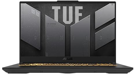 ASUS TUF Gaming F17-TUF707VV-DRLL203W 17.3 Pouces 2.5K PC Portable (Intel Core i7-13620H 4,9 Ghz, 16Go DDR5, 1To SSD, NVIDIA GeForce RTX 4060 8 Go GDDR6 140W TGP, Windows 11 Home) - Clavier AZERTY
