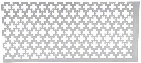 Righello per pittura diamante in acciaio inossidabile con griglia vuota quadrata - Strumento essenziale per fissare la pittura diamante