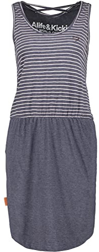 alife & kickin Damen RosalieAK Dress Jerseykleid Kleid, Marine, XS