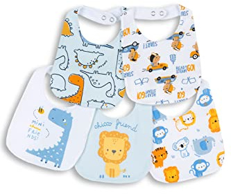 Chicco Bimbo 0-24 Set di 5 Bavaglie