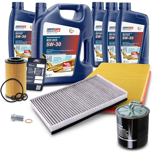 BESTPRICE ATP Inspektionspaket Filterset mit 1x Ölfilter, 1x Kraftstofffilter, | Kompatibel mit: MERCEDES-BENZ VIANO, VITO / MIXTO Kasten, VITO Bus