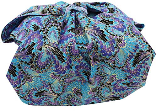 Zerodeko Tissu D'Emballage Japonais Furoshiki Réutilisable 26.77X26.77 Pouces Tissu D'Emballage Pour Boîte Cadeau Bento Déjeuner Maison Camping