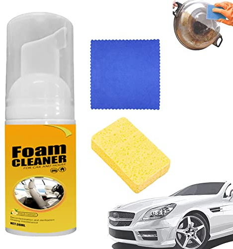 Camic Schiuma Cleaner, detergente per schiuma Car Magic Foam Cleaner, detergente multiuso per auto (30 ml, 1 pezzo)