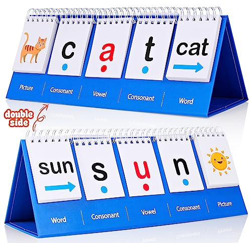 CVC Words Games First Grade Classroom Must Haves, Phonics Games for Kindergarten First 2nd Grade, Sight Words Flash Cards Spelling Reading Preschool Learning Games Spelling Educational Toy Gifts