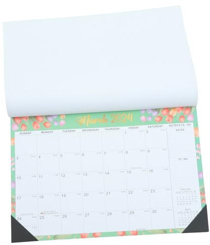 BCOATH 2024 Dekorationskalender Abwischbarer Planer Für Die Monatskalendertafel