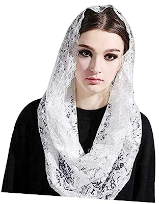 VALICLUD Vintage-design Kreative Halstuch Frauen Schal Für Anlässe Weiß Spitze Schleier