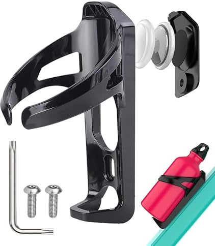 Support de bouteille d'eau pour Airtag - Étanche - Pour AirTag - Traqueur GPS caché - Antivol, porte-bouteille de vélo avec outil à vis de sécurité, porte-gobelet universel pour vélo de route VTT