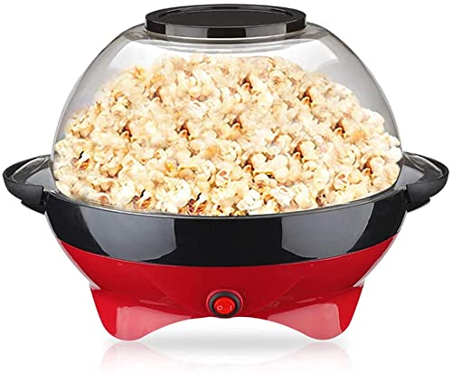 UQACHG Machine à Pop-Corn, 5L, revêtement antiadhésif Domestique, Machine à Pop-Corn électrique pour Enfants, Peut ravitailler et sucrer la Machine à Pop-Corn