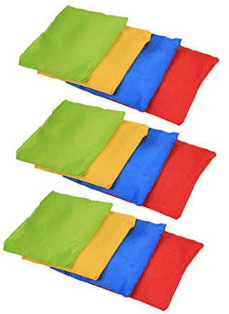 DRESSOOS 12St Sandsack Strand Spiel Eimer und für Bohnen Säcke Toys jucarii pentru copii Toy Colorful sandbag Game Toy Throwing sandbag Game Toy Stoff