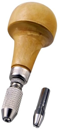 Jewelry Craft Handle Pin Vises Vices Wood Handle with Chucks Twisting Wire Wrapping Drill Tool Jewelry Tool Woodwork