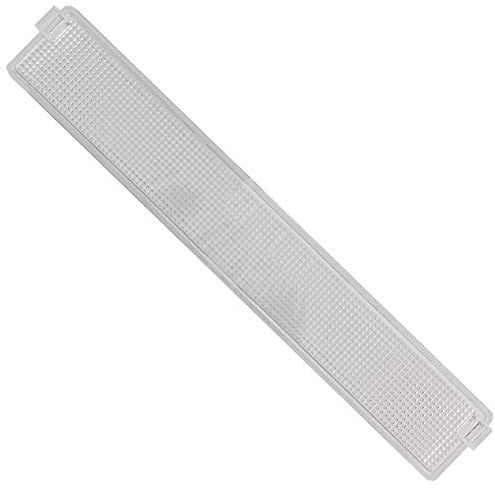 SPARES2GO Cooker Hood Light Diffuser/Lens Cover Plate (372mm x 58mm)