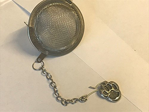 Crépine sphérique en acier inoxydable, infuseur à maille, boule de thé - patte de chat TG29 - posté par « Gift for all 2016 » en provenance du Derbyshire, Royaume-Uni