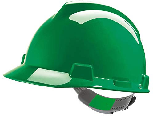 MSA V-Gard Hard Hat Safety Helmet 6 Colours MSAGV Colour=Green