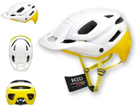 Pector ME-1 MTB & E-MTB Helm, NTA 8776, MIPS, BOA Fit System, FIDLOCK, 14 Belüftungsöffnungen, 350g, verstellbares Visier Damen Herren