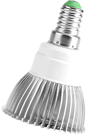 Hztyyier Plant Light 18 LED Growth Bulb Full Spectrum Lighting for Flower Plants Grow Bulbs E27/E14(E14)