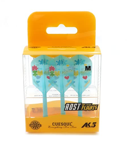 CUESOUL ROST Integrated Dart Shaft and Flights Slim Shape,Set of 3 pcs(CSAK-55SC-1)