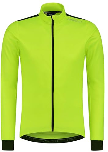 Rogelli Core - Radtrikot Langarm - Herren | 3 Rückentaschen - Elastische Seitenpanels - Elastischer Bund - Reflektierende Akzente - Temperatur 10 - 20 °C