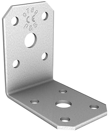 Pollmann®Baubeschläge Winkelverbinder 50 x 50 x 35 x 2,0 mm V2A 20 Stück