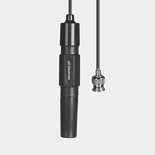 Irfora Professionelles Labor-Elektroden-Aquarium Hydrokultur-Labor-pH-Elektroden-Sonde BNC-Controller-Meter-Anschluss