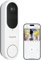 Reolink Video Doorbell, Akku Türklingel mit Kamera, 2K Kabellose Videotürklingel mit 1:1 Kopf-bis-Fuß-Ansicht, 2,4/5GHz WLAN, Personen/Fahrzeug/Paketerkennung, 2-Wege-Audio, Ohne Monatsgebühr (Weiß)