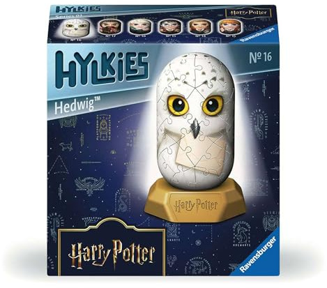 Ravensburger Hylkies Figures Hedwig - Harry Potter Gifts for Kids and Adults Age 6 Years Up - Collectable Toys and 3D Puzzles