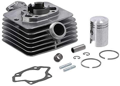 Set: Zylinder, kugelpoliert komplett mit Kolben für S50 - Ø 40 mm, 50 ccm
