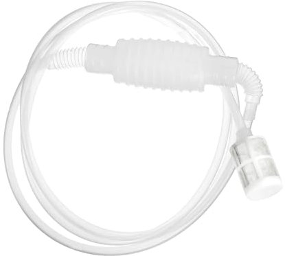 volumoon Sifon mjukt rör filter, Brew Syphon Handslangfilter med filter, återanvändbart öl sifonfilterrör, plast sifonpump för öl- och vinproduktion (270 cm)