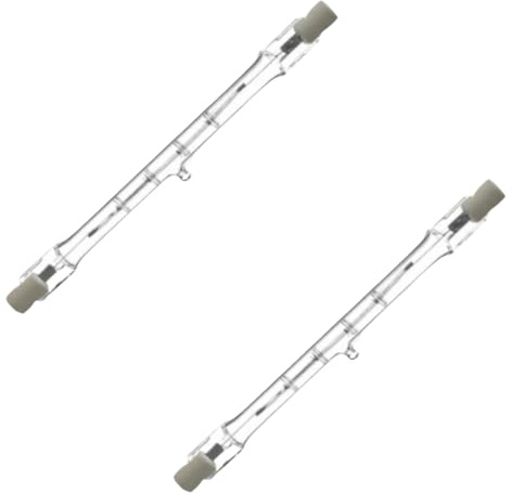 citystores® 2 Pack Dimmable R7S 118mm 400W Halogen Bulb Linear Halogen Projector Landscape Lighting Security Streetlight Flood Light Garden