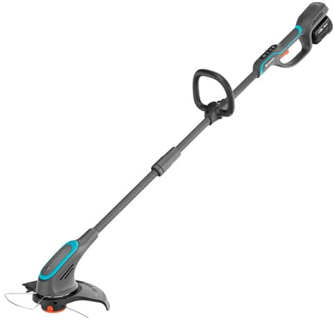 Gardena Akku-Trimmer PowerTrim 30/18V Set, Power for All-kompatibel, PowerBoost-Modus, 2-mm Trimmfaden, ergonomisches Design (14703-20)