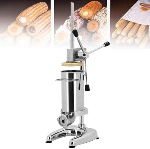 Gewerblicher Manueller Churro-Maker, Lateinamerikanische Frucht Donut Maschine, Manuelle Wurstfüllmaschine, für Restaurants Und Bäckereien,2L