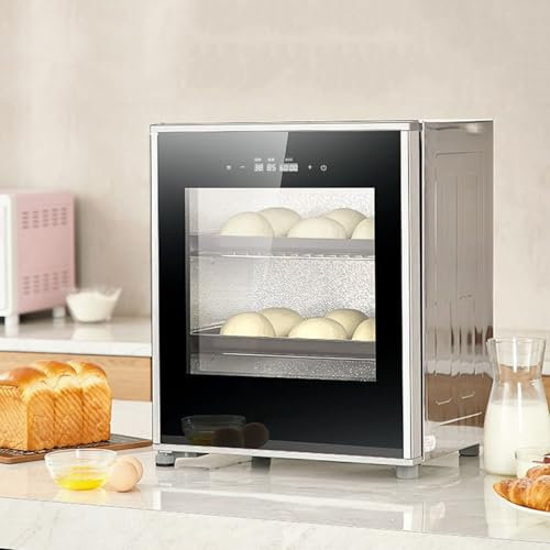 Rusopobe Macchina per la lievitazione elettrica da 40 Litri, fermentatore per Pane Professionale con Controllo di umidità e Temperatura, fermentazione efficiente