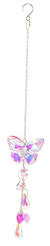 INOOMP Attrape-Soleil Cristal Forme De Pendentif Coloré à Suspendre pour Décoration De Fenêtres Et Jardins Éolienne Apaisante pour Événements Et Fêtes