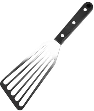 Fish Slice Spatula - ShiningUU Professional Stainless Steel Fish Turner with Slotted Head & Anti-Slip Handle for Pancakes, BBQ, Non-Stick Pans | Premium Kitchen Utensils for Cooking