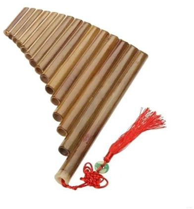 panflöte erwachsene Handgemachte Bambus-Panflöte 15 Pfeifen Musikinstrument