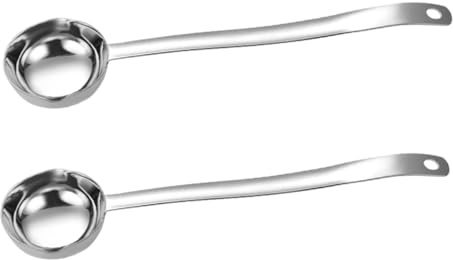 Mikinona 2pezzi Mestolo Per in Acciaio Con Beccuccio Mestolo Per Zuppa Con Beccuccio Per Servire Utensile Da Cucina Resistente Al Calore