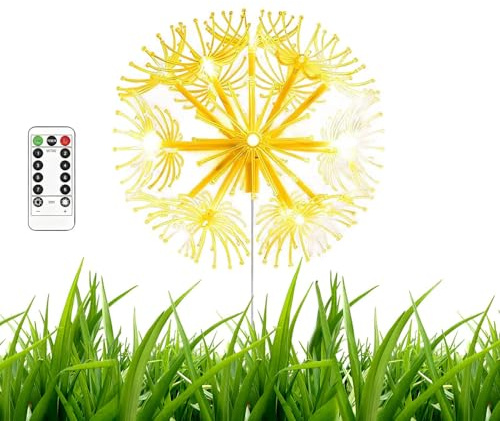 Generico Luci Esterne Impermeabili - Lampade Ambientali A LED Per Percorsi Da Giardino, Illuminazione Per Prato E Cortile, Set Di Illuminazione Solare Ad Alta Efficienza Energetica | Soluzione Di