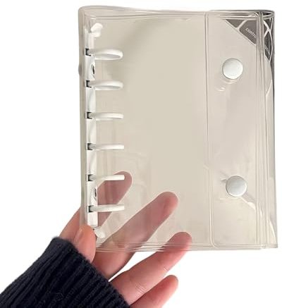Coperture per raccoglitori in PVC a 6 anelli, impermeabili, con 6 fori, per album fotografici, per quaderni ricaricabili e ricaricabili