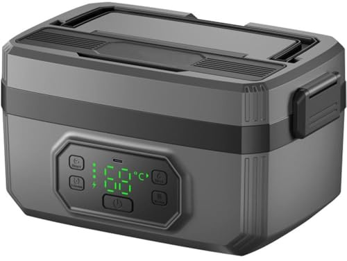GJGSW Scaldavivande Elettrico Senza Fili, 1.6L Scaldavivande Portatile Ricaricabile con Riscaldamento Rapido e Isolamento, per Ufficio, Auto, Campeggio, Viaggi