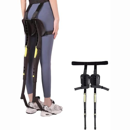 Portable Wearable Chair - 3 Height Adjustable Exoskeleton Stand for Outdoor Fishing, Concert & Travel, Supports up to 100kg