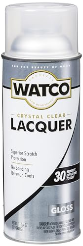11.25 oz Rust-Oleum 63081 Clear Watco Lacquer Spray, Gloss