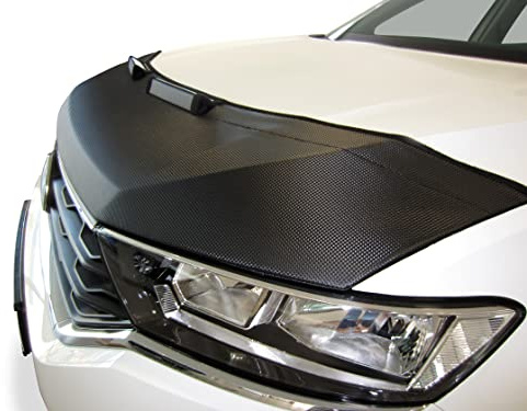 Carbon Optik AB-00676 Auto Bra kompatibel mit Opel Vivaro B Bj. 2014-2019 FIAT Talento seit 2016 Haubenbra Steinschlagschutz Tuning Bonnet Bra