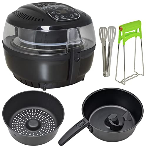 Fritteuse, Heißluft-Multifritteuse, Heißluftfritteuse, ohne Fett - Ofen Multicooker, Mini Backofen, Aerogril