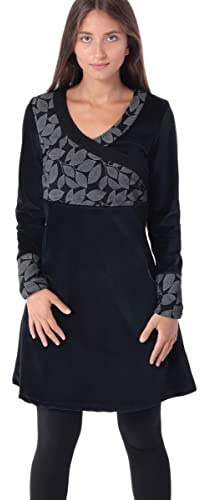 PUREWONDER Kleid Alternatives Samtkleid dr36 Schwarz M