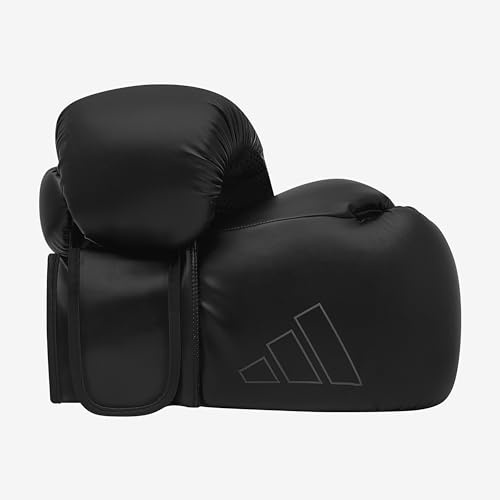 adidas Unisex – Erwachsene Hybrid 80 Boxhandschuhe, Schwarz, 14 oz EU