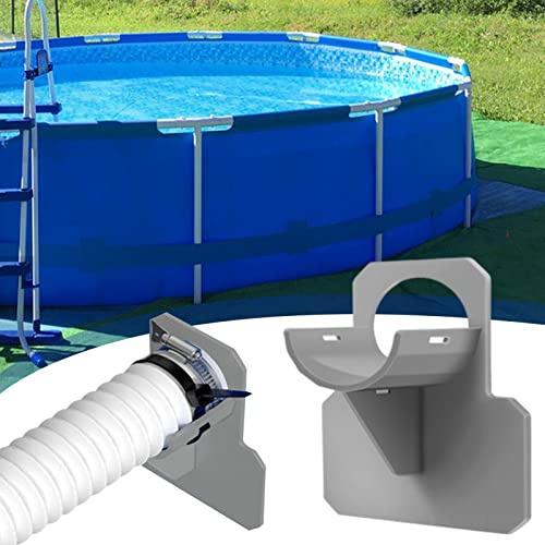 Pool Schlauchhalter Knickschutz Ø38mm, Rohrhalter Poolzubehör für Schwimmbecken, Schwimmbad Rohrhalterung Schlauchhalter Pool Rohrhalter, Pool Zubehör Kompatibel für Intex und Bestway Pools
