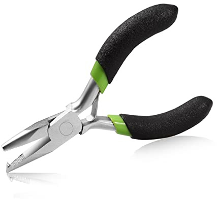 SPEEDWOX 3 Inches Split Ring Opening Pliers, Jump Ring Opening Pliers for Small Split Rings Key Chain Jewelry Beading Repair Making Supplies